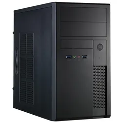 Chieftec XT-01B Mini Tower (mATX), PC Gehäuse, Schwarz