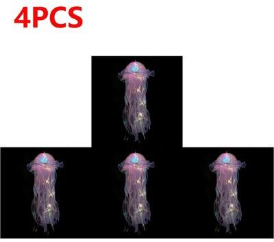 Inspire Essentials DIY Jellyfish Hanging Light Colorful Bedroom Ceiling Lamp For Kids 14