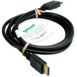 Roline DisplayPort Kabel (5 m), Videokabel, Schwarz