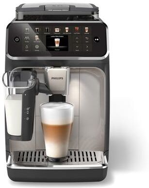 Philips 5500 Fully Automatic Espresso Machine with LatteGo Milk Frother, Grey Chrome - Grey Chrome