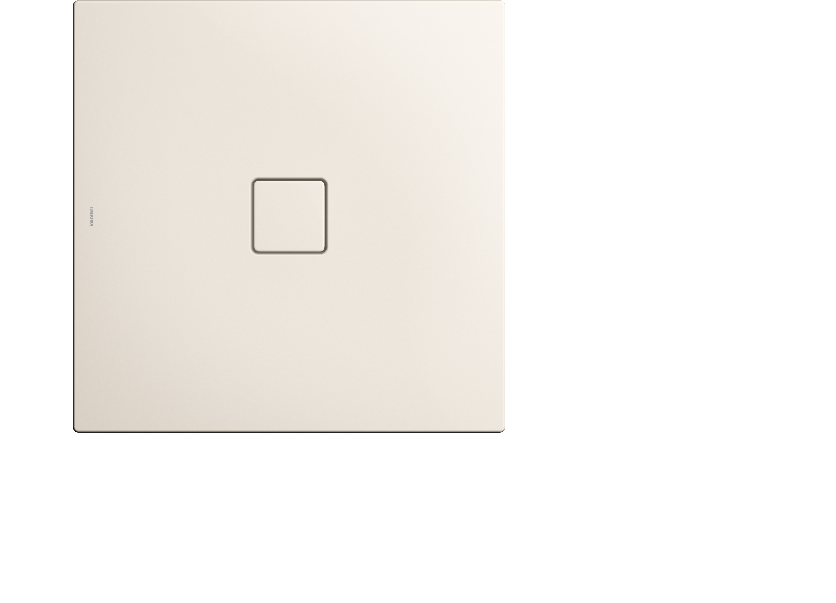 Kaldewei Conoflat zone de douche 466848040231 80x120cm, avec support, pergamon