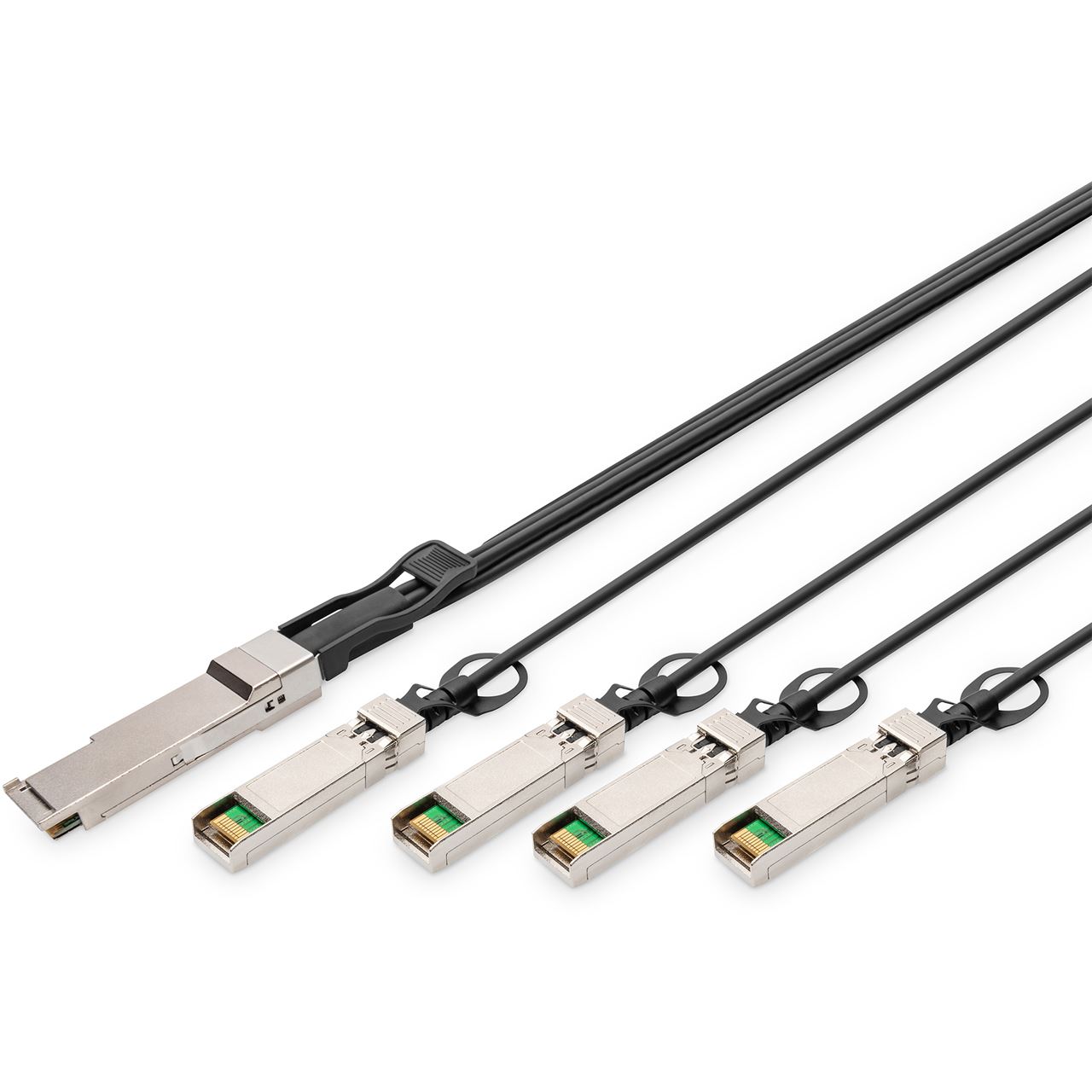 3.00m Digitus QSFP+ 40G 4XSFP+ 5 m DAC Kabel, schwarz