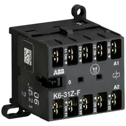 ABB K6-31Z-F-03 Kleinhilfsschütz, 48 V 40-450 Hz GJH1211003R0313 K631ZF03