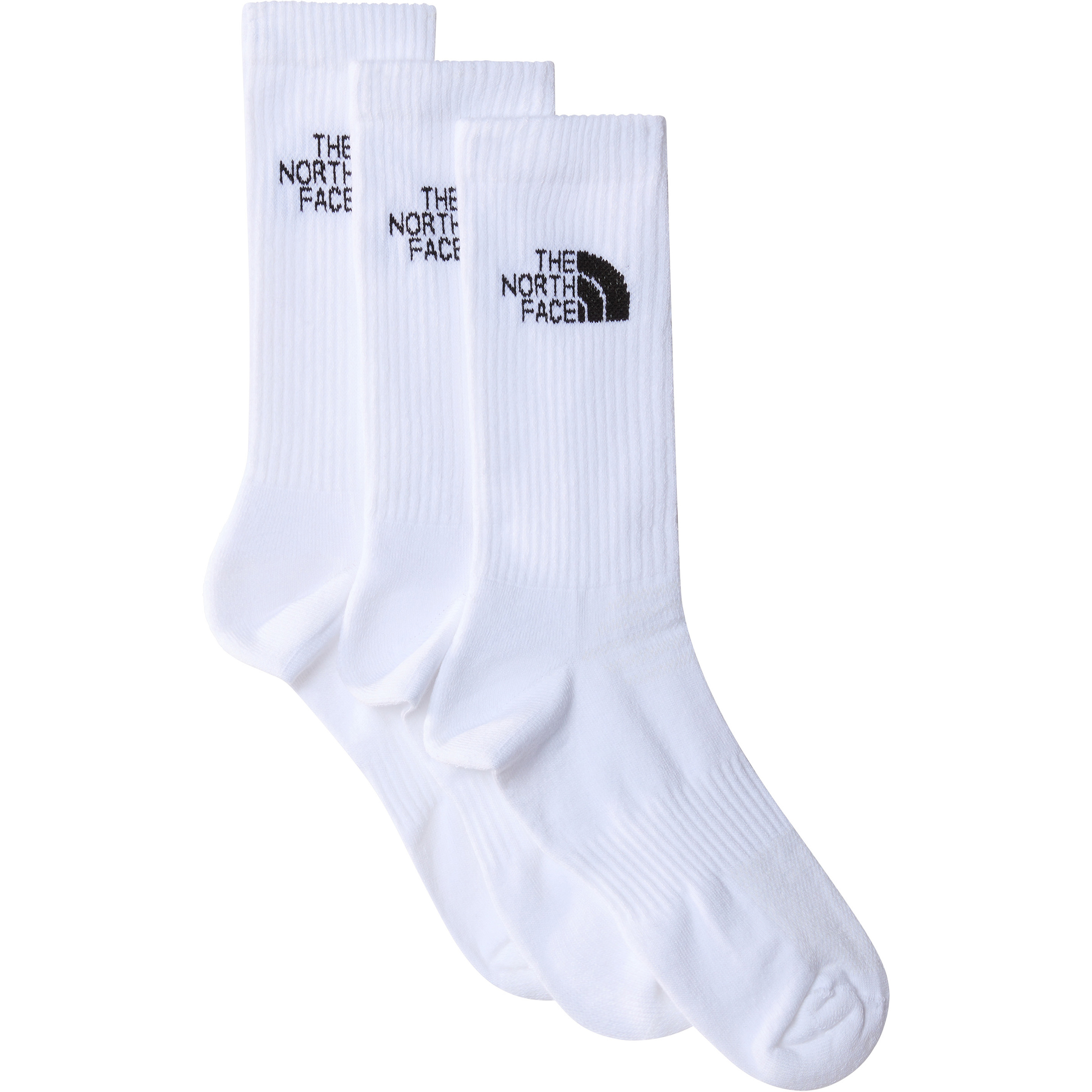 The North Face Cush Crew 3er Pack Freizeitsocken weiss Größe 44 Lifestyle Elastisch