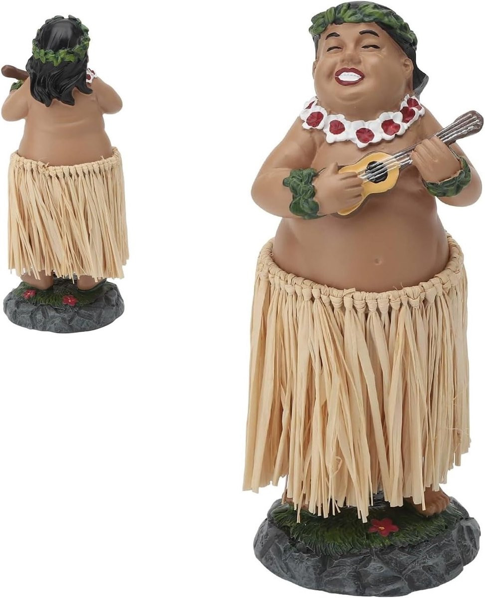 Hula Angle Dancer Wobble Figure Dashboard Decoratie voor in de Auto, 17 cm