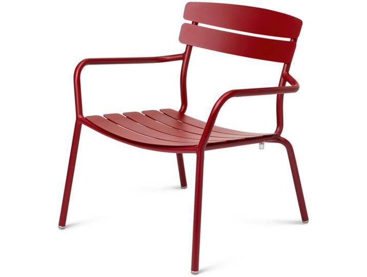Lounge Sessel Granada Aluminium rot 68.2x75x69.5 cm
