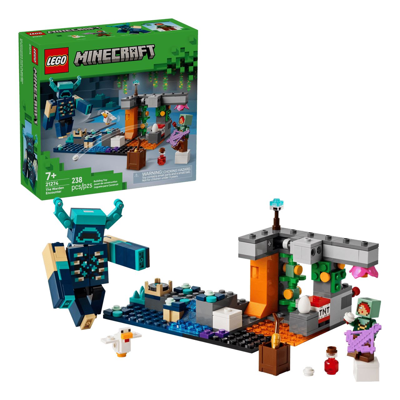 LEGO Minecraft 21274 Begegnung mit dem Wächter