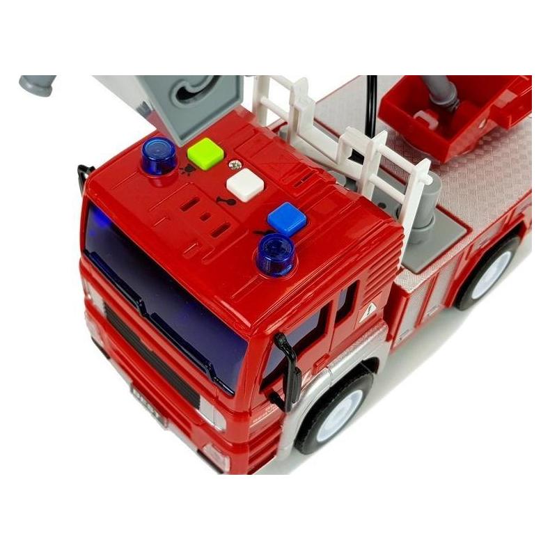 Lean Toys Feuerwehrauto mit rotem Soundaufzug 1:20 (39981132)