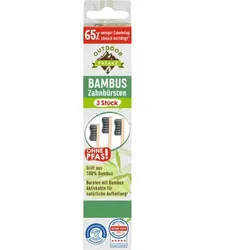 Outdoor Freakz Bambus Zahnbürsten (3St)