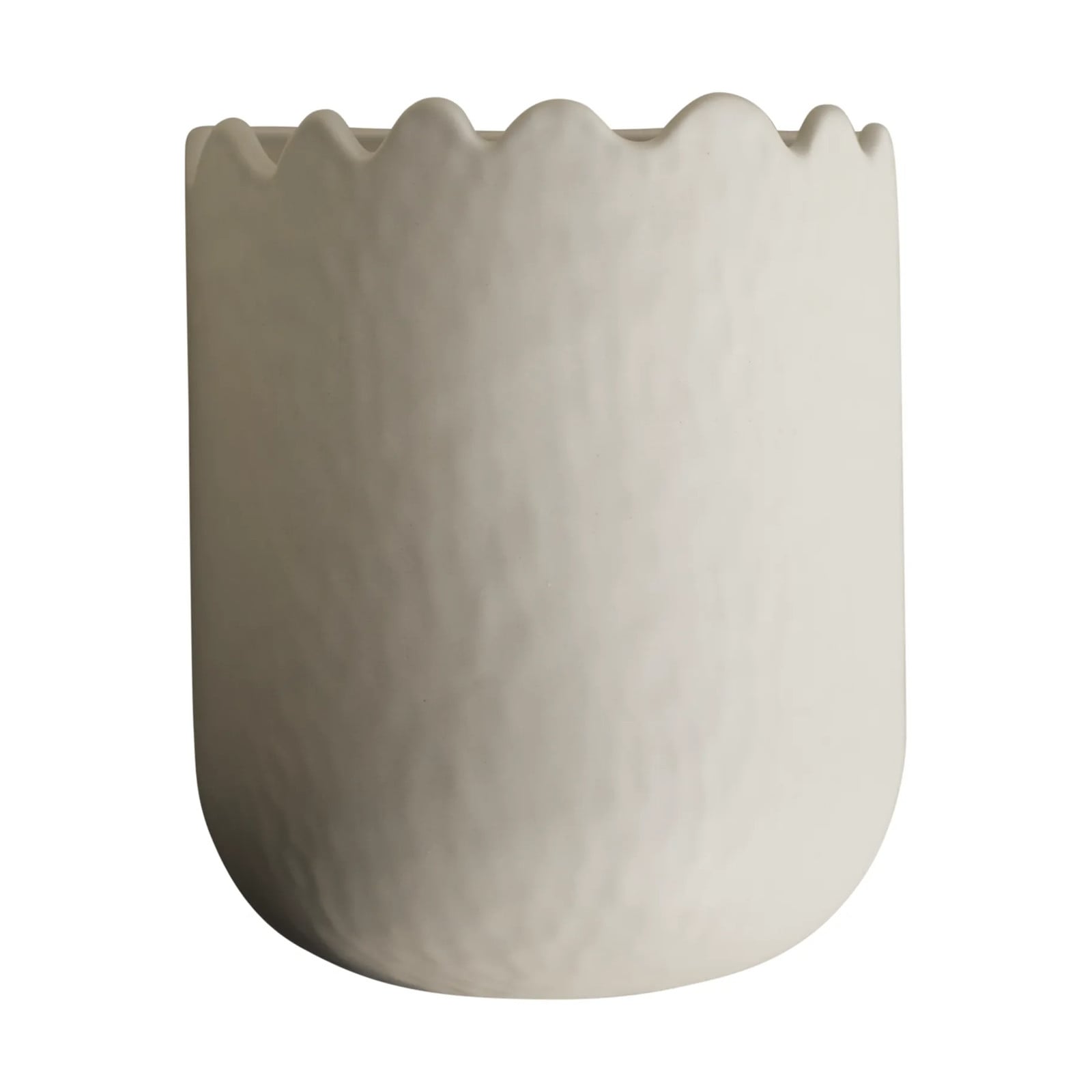 DBKD Flowery wandpot Creme, wandmontage