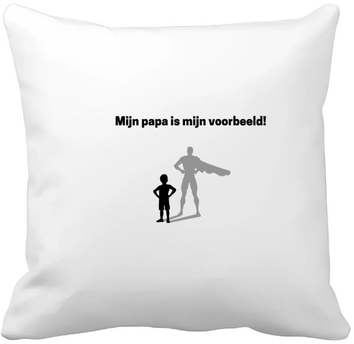 Akyol Kussenhoes Mijn Papa Is Mijn Voorbeeld - 40 x 40 cm