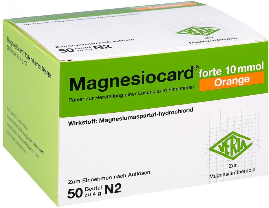 Magnesiocard forte 10 mmol Orange Pulver