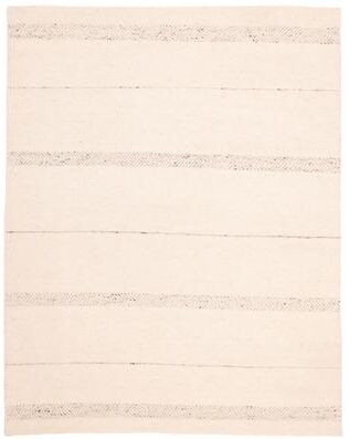 ECARPETGALLERY Hand Woven Looma Cream Wool Rug - 8'10 x 11'9