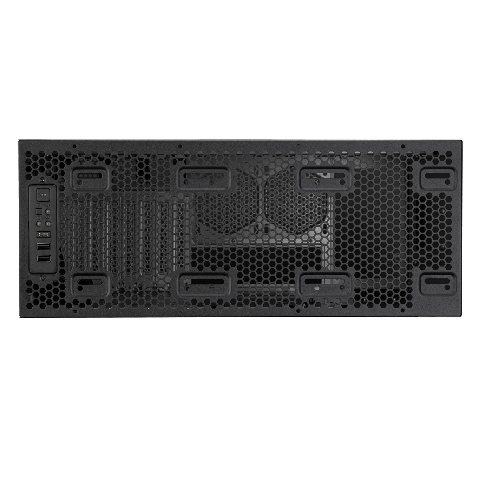 Silverstone RM4A 4U Industrial Server Gehäuse Schwarz