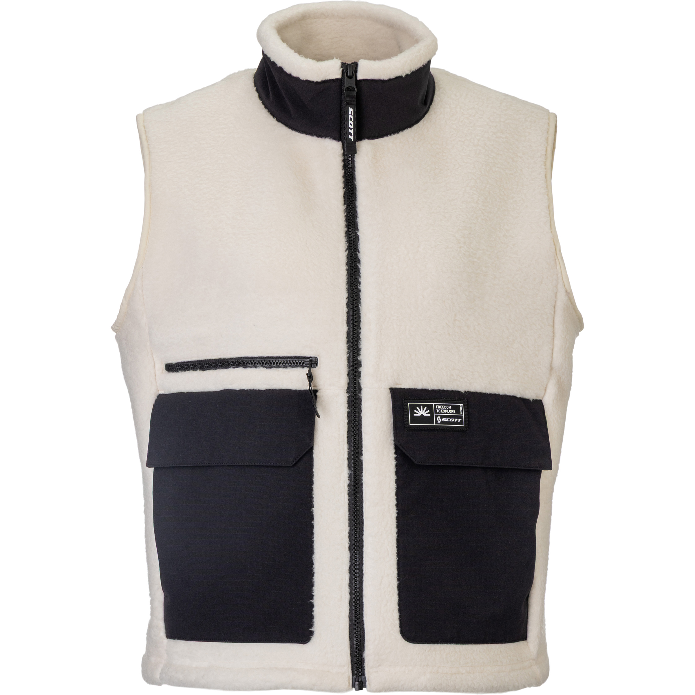 Scott Escape Heritage Pile Weste Damen Fleecewesten beige Größe XL Lifestyle Hautfreundlich