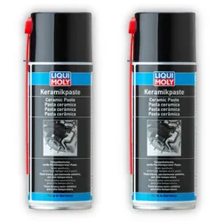 2x Keramikpaste LIQUI MOLY 3419 Keramikpaste (Spray) Hochtemperatur 400 ml