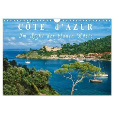 Cote d'Azur - Im Licht der blauen Küste (Wandkalender 2027 DIN A4 quer), CALVENDO Monatskalender