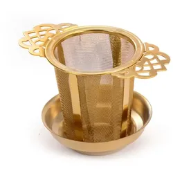 Teesieb Marisol Ø 6,5 cm Edelstahl Gold