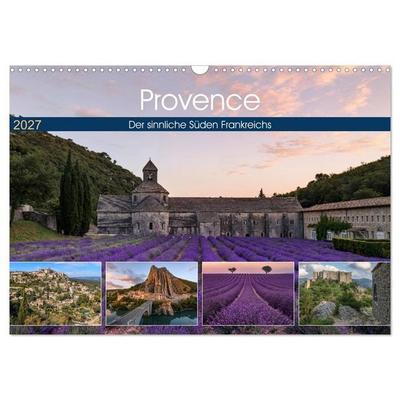 Provence, der sinnliche Süden Frankreichs (Wandkalender 2027 DIN A3 quer), CALVENDO Monatskalender