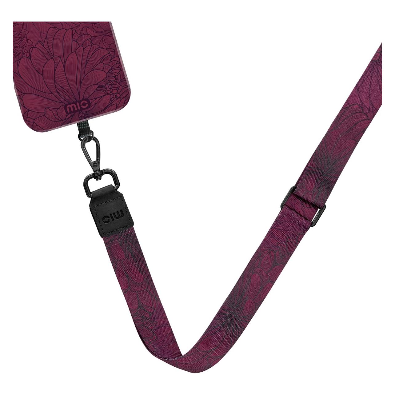 Mio Back panel cover Lanyard strap Berry Blooms (58016869)