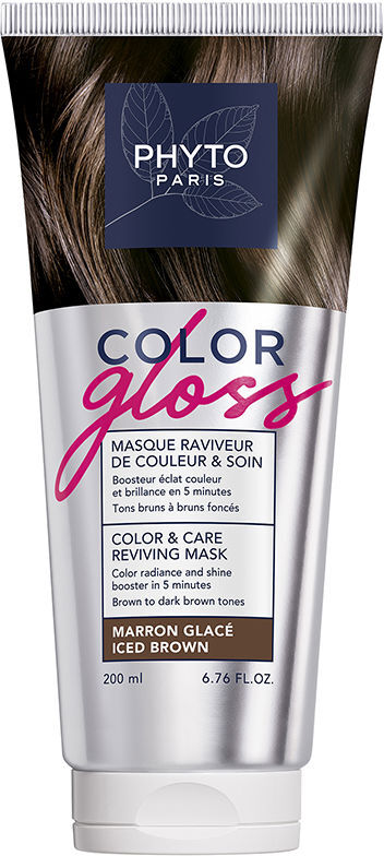 Phyto Color Gloss mascarilla revitalizante del color y de cuidado #Marrón Glace