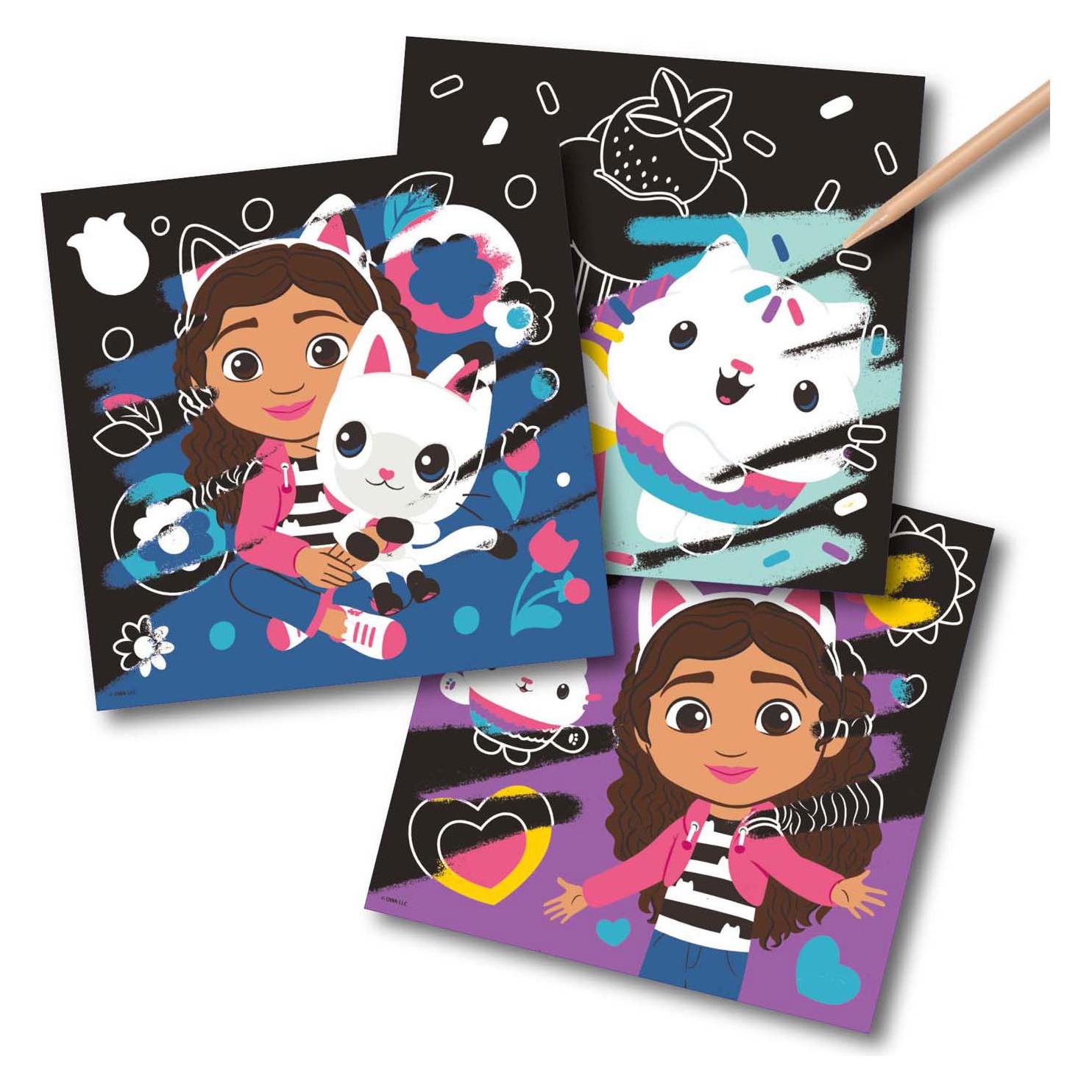 Grafix Gabbys Puppenhaus Kratzkarten Mit Stift (420748)