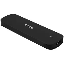 Tooq Technology CAJA EXTERNA M.2 NVMe USB3.1 GEN2 ALUMINIO NEGRA (M.2), Festplattengehäuse, Schwarz