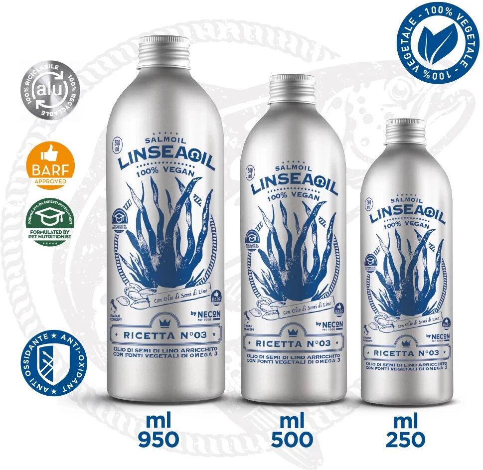 Necon Pet Food Srl Necon Linseaoil Ricetta3 500ml