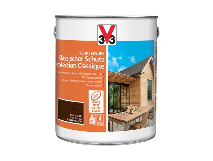 V33 Holzlasur Eiche Rustikal 2.5 l