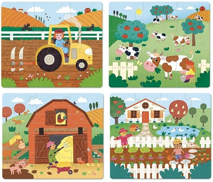 4 Puzzles évolutifs La Ferme - Vilac