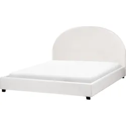 BETT mit Lattenrost 160/200 cm Cremeweiß Vaucluse