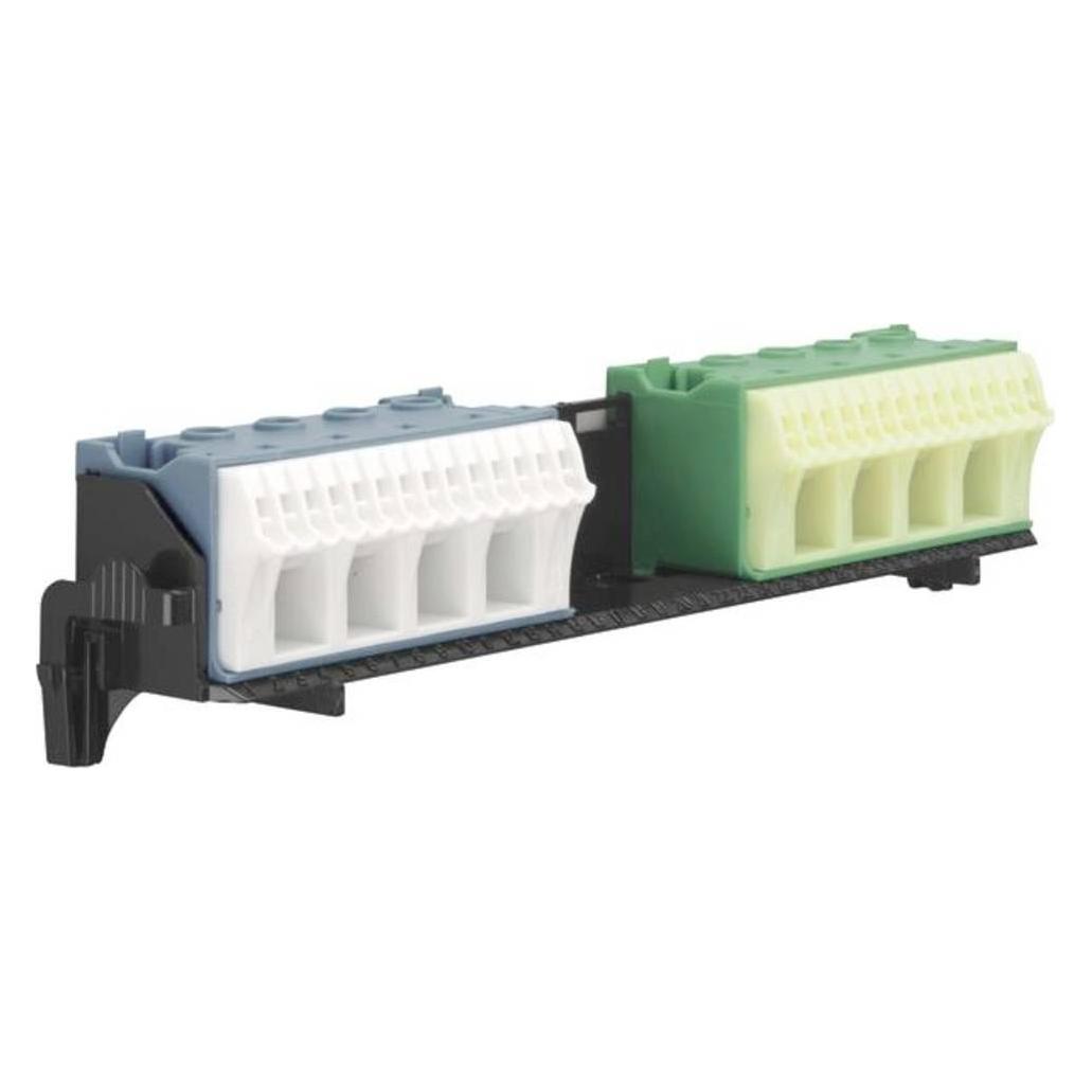 Hager PE/N-Klemme m.Träger 2x18 Quick-Connect FZ382 (FZ382)