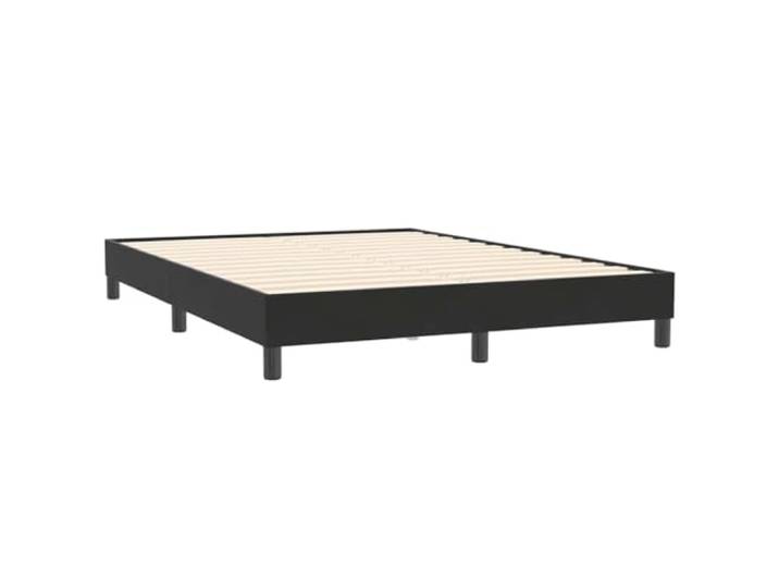 PUGYNBK Bettgestell aus schwarzem Samt, 160 x 210 cm Lattenrost, stabile Füße, ohne Matratze, für Schlafzimmer