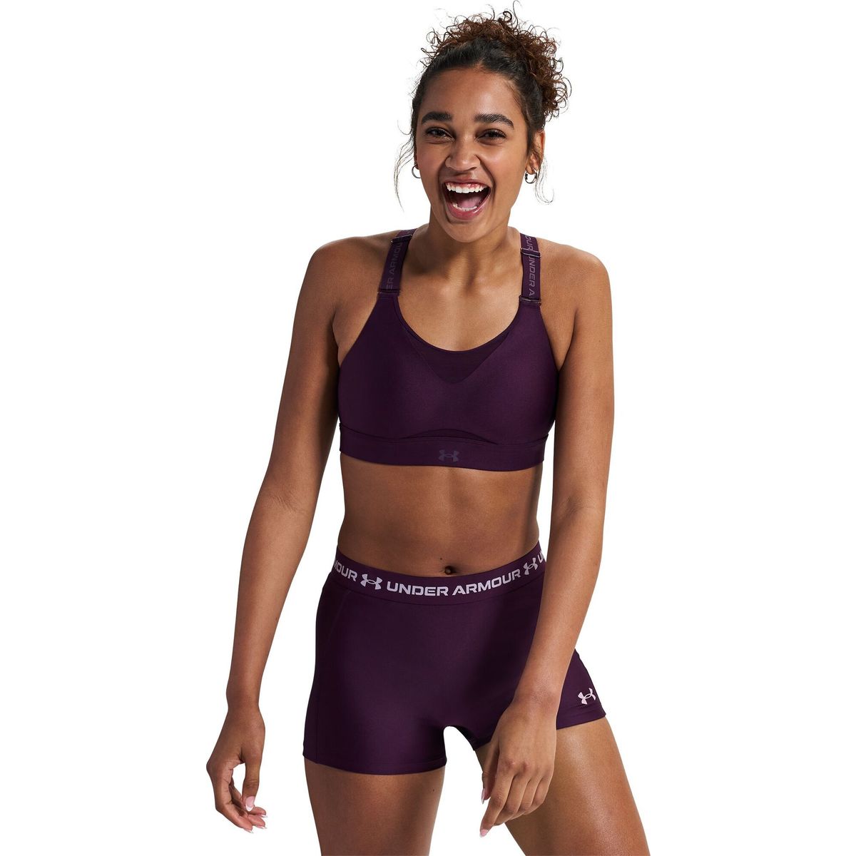 Under Armour Infinity High 2.0 Bra purple purple echo (526) S A-C 1384112-526-S A-C