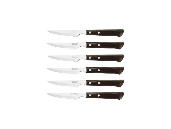 Messer-Set TRAMONTINA Tramontina Churrasco Chuletero , braun, Kochmesser-Sets, Messer-Set