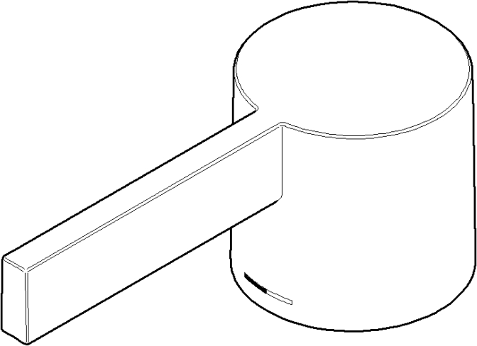 Dornbracht Hebel 47 mm WT- EHM - chr 092067003-00 140x90x90_chrom