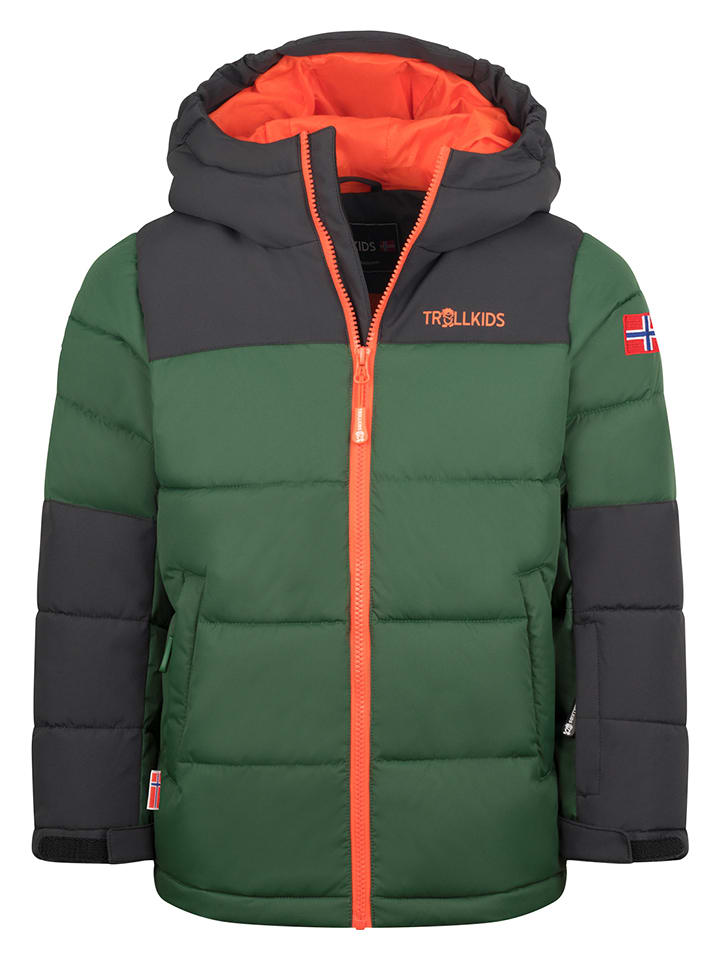 Trollkids Winterjacke "Narvik" in Grün - 92