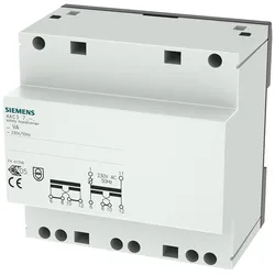 Siemens 4AC3763-0 Sicherheitstransformator, 63VA Primär AC 230V, 50Hz, Sekundär 2x12V/24V AC 4AC37630