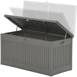Garden Impressions Kissenbox "Jersey",grau,680 Liter