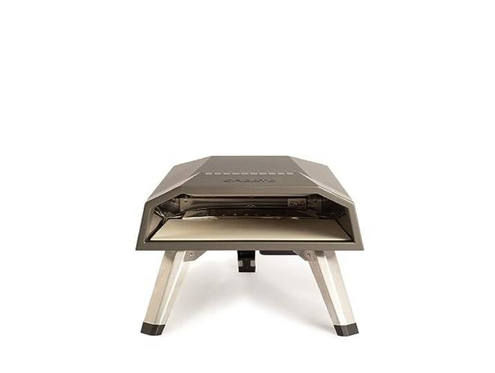 CREATE/PIZZA MAKER PRO 12\ / Four à pizza portable à gaz/Acier inoxydable et pierre\, pieds repliables\, système Flame-Out\, cuisson rapide\, température de cuisson max. 500°C\, pizzas 30cm