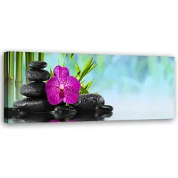 WANDBILD steine auf wasser zen