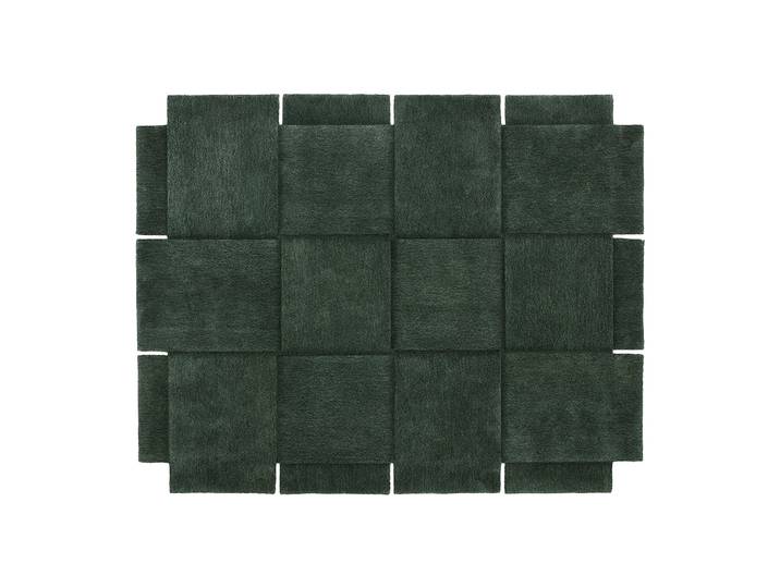 Design House Stockholm Basket Teppich, grün 185 x 240cm