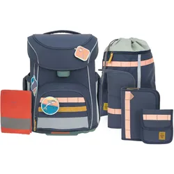 Lässig School Set Slim Unique Schulranzenset 6tlg. - navy Koffer24