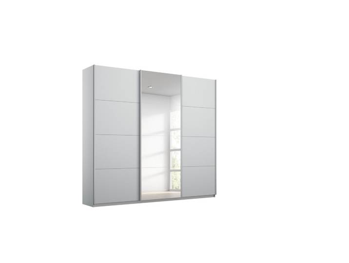 Schwebetürenschrank 271/210/62 cm Grau