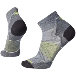 Smartwool, Unisex, Sportsocken, Run Zero Cushion Ankle Socks (34 - 37), Grau