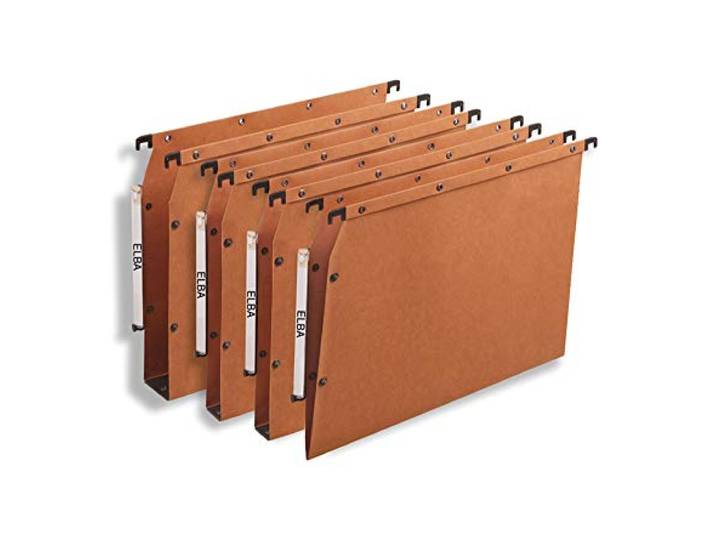 ELBA AZV Ultimate Lot de 25 dossiers suspendus en carton kraft Format A4