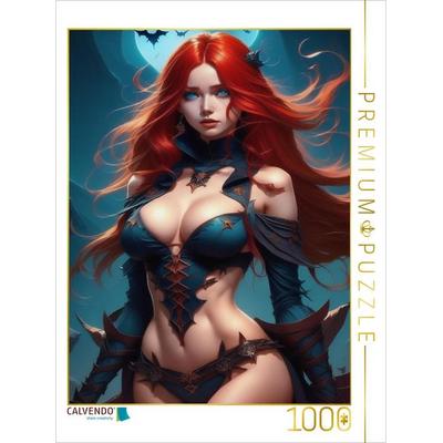CALVENDO Puzzle Scarlett Feuerzauber | 1000 Teile Lege-Größe 64x48cm Foto-Puzzle für glückliche Stunden