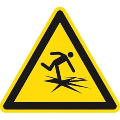 Schild Warnung vor dünnem Eis ISO 20712-1, Alu, 400 mm SL