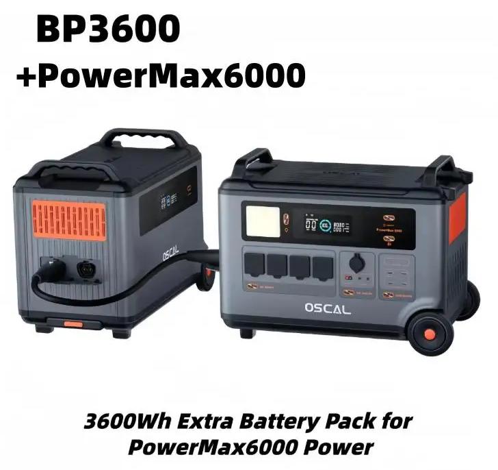 BP3600 - Tragbarer Akku - 3600 Wh Kapazität - LiFePO4-Batterie - Powerbank