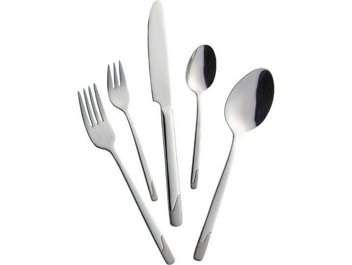 Mulex Besteck-Set New Jersey (60-tlg), 12 Personen, Edelstahl 18/0, teilsatiniert